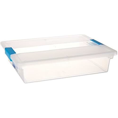flat storage bins