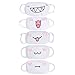 Kawaii Muffle Mask,Aniwon 5 Pack Anti-Dust Anime Mouth Mask Cute Kaomoji Face Mask Emoticon Mask