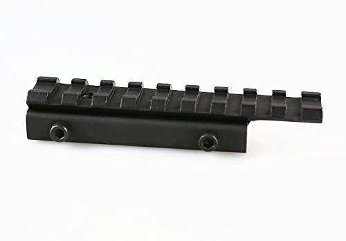 FIRECLUB Aluminum Alloy Dovetail Convert To Weaver Picatinny Base Mount 3/8 Adapter Extension 11mm to 20mm Tactical Scope Mount