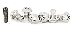 (6pcs) BelMetric Button Head Tamper Proof Screws