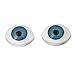 BQLZR Mini 8mm Oval Hollow Plastic Eyes Eyeball For Doll Bear Mask DIY Making