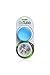 humangear GoTubb | Hard Container | Easy Open | Food-Safe Material, Clear/Blue, Large