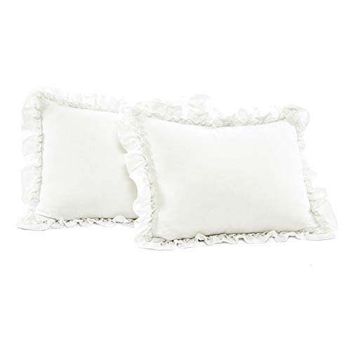 Lush Decor Ella ShabbyChic Ruffle Lace 3Piece King Comforter Set