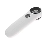 High Power 40x Lighted Magnifying Glass Hand Held Magnifier