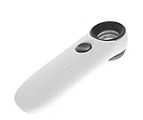 High Power 40x Lighted Magnifying Glass Hand Held Magnifier