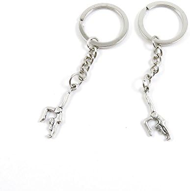 30 Pieces Keyring Key Ring B9KT8 Dancing Gymnastics Keychain Automotive Car Door Key Tags Findings Charms Chains