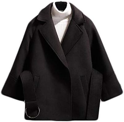 Amazon シュンイー レディース ウールコート ショット丈 ラシャコート スーツネック 秋冬 長袖 チェスター コート ｖネックゆったり 通勤 防寒 シンプル アウター コート ジャケット 通販
