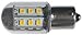 Pack of TWO (2), LED 12V Waterproof Super Bright BA15S Clear Cover