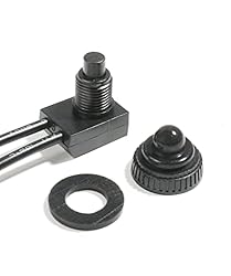 AOCISKA 2PCS Black Push Button Switch,12V