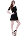 Aphratti Women's Short Sleeve Peter Pan Collar Cute Skater Dress Fit and Flare A-Line Casual Dresses