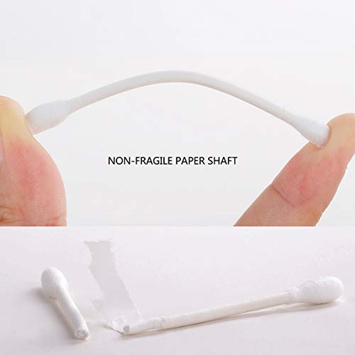 image for Cayanmydery 200Pcs Cotton Swabs Cotton Double-Tipped Sticks Cleaning S