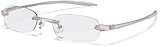 Visualites 205 Oval Reading Glasses,Pearl Frame/Clear Lens,3.00 Strength,48 mm