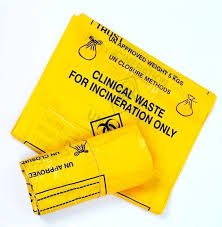 Clinical Waste Bags (Yellow) - Heavy Duty Sacks - 17in x 25in (x25)