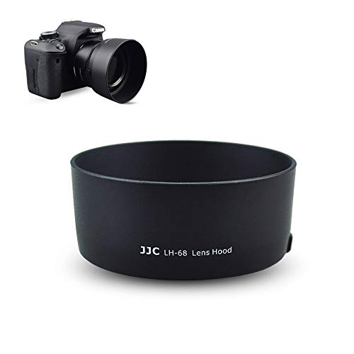 50mm Dedicated Reversible Lens Hood Shade Fit for Canon EF 50mm f/1.8 STM Lens Replaces Canon ES-68 Hood -Black