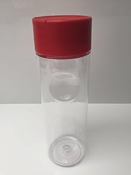 TUPPERWARE Manhattan Trockenvorrat Vorrat 1 Liter Zucker Streuer rot klar Milch Essig Öl Wasser