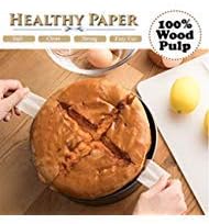 Parchment Paper Best for Baking & Cooking - Pre Cut 9 Inch rounds with 3 inch tabs - 100 SHEETS PER PACK- Eco Friendly - Unbleached - Heat Resistant - Non-Stick - Bonus Free Recipe Book
