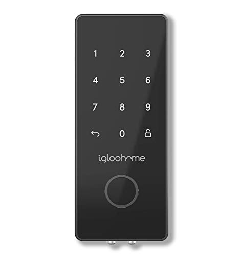 Igloohome Smart Electronic Deadbolt 2S, Grant & Control Remote Access with Pin Code - Touch Screen Keypad with Built-in Alarm - Bluetooth Enabled Works Offline (Metal Grey)