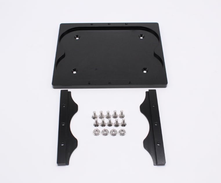 Photo 1 of 1 Set Optima Battery Tray Black Billet Aluminum Battery Bracket Hold Down Compatible with Optima 34/78 Battery