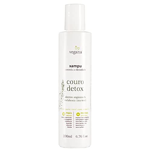 Vegana Couro Detox Tea Tree Xampu, 200 ml