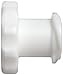 Value Plastics FTLLP-1 White Nylon Tube Fitting, Female Luer Thread Style Cap (Pack of 25)