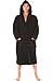 Del Rossa Men's Turkish Terry Cloth Robe, Thick Hooded Bathrobe