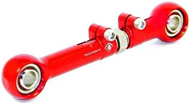 Ducati 899 & 1199 Panigale Ducabike Adjustable Rear Shock Link ADR05 Black/Gold/Red