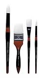 KINGART 1020B Truth Nylon Set of 5 Paint Brush