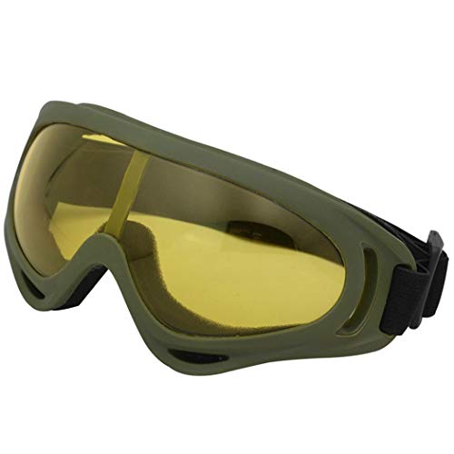 Outgeek Cycling Goggles Anti-Fog Motorcycle Goggles Dust-Proof Protective Safety Goggles Outdoor Goggles
