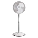 BLACK+DECKER 18-Inch, Stand Fan with Remote, White