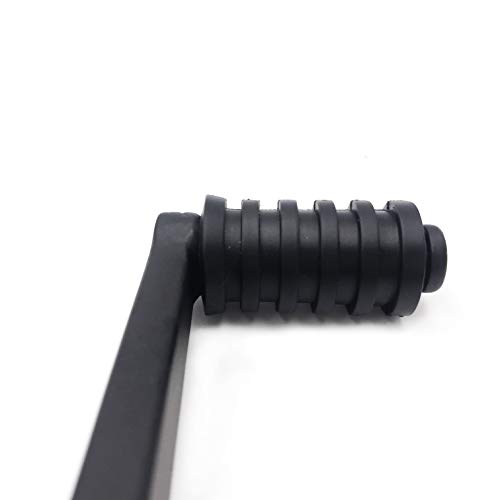 XKH- Motorcycle Black Aluminum Folding Gear Shift Levers Compatible with 1997-2003 Suzuki GSXR 600/1992-1993 Suzuki Katana GSX 600F [B00Y5N4VXU] - Thumbnail 4