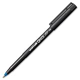 Uni-Ball Onyx Rolling Ball Pen - 0.7 mm Pen Point Size - Blue Ink - 12 / Dozen