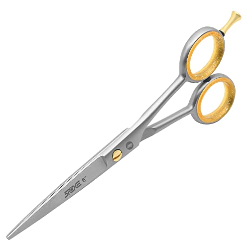 Forbici parrucchiere professionali per barbiere taglio capelli con pettine e PU astuccio - extra affilate in acciaio inossidabile - Forbici per capelli