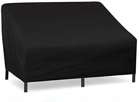 NASUM Patio Seat Cover, Lounge Deep Chair Cover, Patio Loveseat Cover, Durable and Waterproof Outdoor Furniture Chair Cover, Large Seat Patio Chair Cover, Oxford Cloth Cover 137x97x74cm/54x38x29in