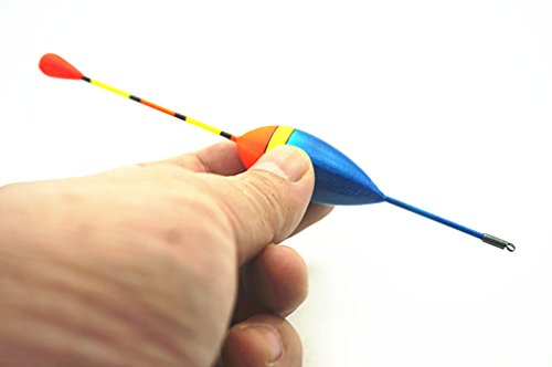 Toasis 10pcs Fishing Slip Bobbers Cork Drift Floats (Mixed Color)