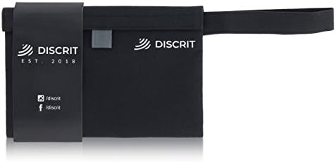 SMELL PROOF BAG. Discreet odor proof pouch – Eliminates stink and smelly scent with this storage container for your stash, herb, spices, grinder, smoking pipe, tobacco accessories by DISCRIT