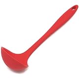 Chef Craft 13060 Premium Silicone Ladle, 11.25", Red
