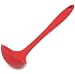 Chef Craft 13060 Premium Silicone Ladle, 11.25", Red