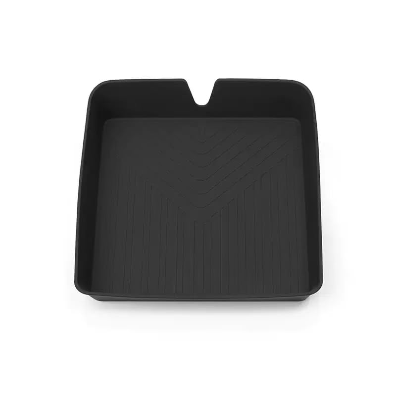 Photo 1 of 2023 2024 2025 RIV@n R1t R1s Rear Armrest Box Cushion Silicone Water Cup Set Interior Car Cushion for R1s R1t Rivian Console Storage Box Interior Accessories