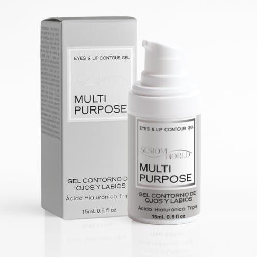 Multi-Purpose-Gel für Augen und Lippen, mit dreifacher Hyaluronsäure, 15 ml, MW