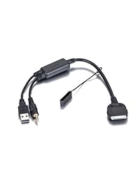 bovee 1000 con y cable de integración de USB AUX iPod para BMW, Mini Cooper Wireless Bluetooth Car Kit para la integración en coche iPod