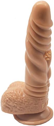 UBIBI 100% High Quality Bendable 8 Inch Realistic Full Silicone Dóng with Spikes Discreet Package