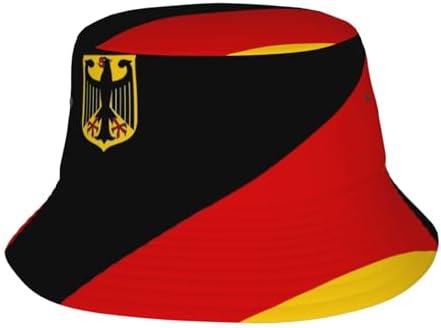 Red Black Reversible Double-Side-Wear Bucket Hat for Men & Women