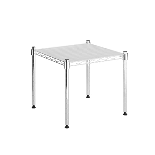 Whitmor 1 Tier Supreme Stacking Shelving Unit, Wire Metal Home Storage Organize…