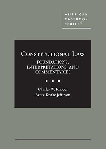 Amazon.com: Constitutional Law: Cases, Comments, and Questions