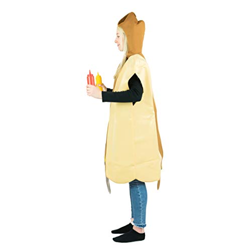 Bodysocks Adult Hot Dog Fancy Dress Costume - Thumbnail 4