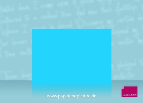 colored envelopes caribean blue DIN LANG (220x110mm)