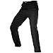 FREE SOLDIER Men's Fleece Lined Water Repellent Softshell Snow Ski Pants with Zipper Pockets