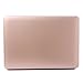 HDE Plastic Hard Shell Case and Keyboard Cover for MacBook Pro 13 with Retina Display (Models: A1425/A1502), Gold