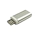 Exuun USB 3.1 Type C Adapter, 1Pack USB-C Female to Micro USB Male Charging & Sync Data Converter Adapter Connector Connect Type C Device to Micro USB Device