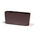 Lechuza 15577 Delta Self Watering Garden Planter for Indoor and Outdoor Use, Espresso Metallic 16